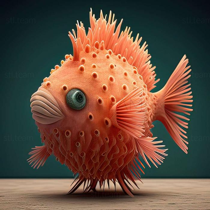 Fish pom pom